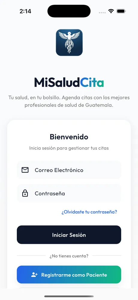 Inicio de sesión